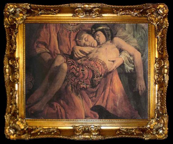 framed  Alma-Tadema, Sir Lawrence The Sad Father (mk23), ta009-2